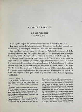 Un grand port disparu: Tyr. Recherches aériennes et sous-marines, 1934-1936. Tome I: Texte. Tome II: Planches (complete set)[newline]M9025-07.jpeg