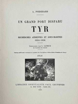Un grand port disparu: Tyr. Recherches aériennes et sous-marines, 1934-1936. Tome I: Texte. Tome II: Planches (complete set)[newline]M9025-15.jpeg