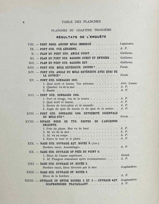 Un grand port disparu: Tyr. Recherches aériennes et sous-marines, 1934-1936. Tome I: Texte. Tome II: Planches (complete set)[newline]M9025-17.jpeg