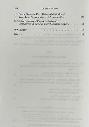 Ancient Egyptian demonology. Studies on the boundaries between the demonic and the divine in Egyptian magic.