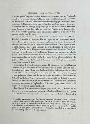 Matériaux pour un Corpus inscriptionum Arabicarum. Syrie du Sud. Tome II: Jerusalem "Haram", fasc. 1-2 (complete in itself)[newline]M9064-05.jpeg