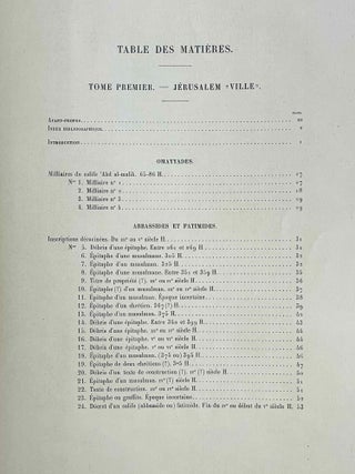 Matériaux pour un Corpus inscriptionum Arabicarum. Syrie du Sud. Tome II: Jerusalem "Haram", fasc. 1-2 (complete in itself)[newline]M9064-14.jpeg