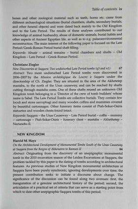 Abusir and Saqqara in the year 2010. 2 volumes (complete set)[newline]M9071-05.jpeg
