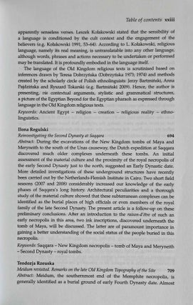 Abusir and Saqqara in the year 2010. 2 volumes (complete set)[newline]M9071-19.jpeg