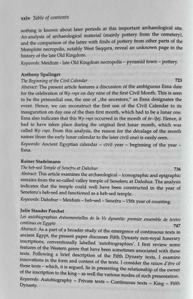 Abusir and Saqqara in the year 2010. 2 volumes (complete set)[newline]M9071-20.jpeg