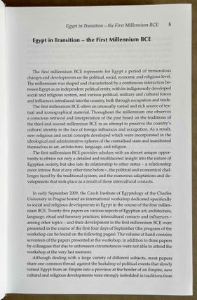 Egypt in transition. Social and religious development of Egypt in the first millennium BCE. Proceedings of an international conference: Prague, September 1-4, 2009.[newline]M9082a-04.jpeg