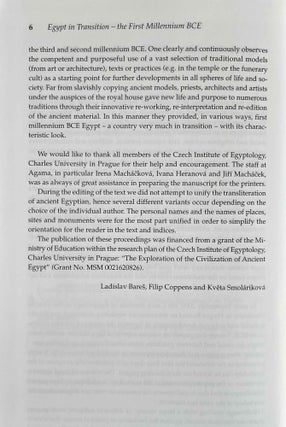 Egypt in transition. Social and religious development of Egypt in the first millennium BCE. Proceedings of an international conference: Prague, September 1-4, 2009.[newline]M9082a-05.jpeg