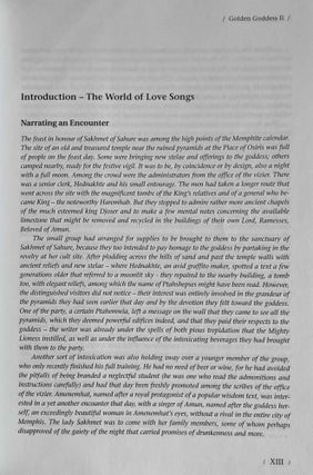 Sex and the golden Goddess. Vol. I: Ancient Egyptian Love Songs in Context. Vol. II: World of the Love Songs (complete set)[newline]M9085-15.jpeg