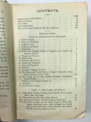 Cook's handbook for Egypt and the Egyptian S&ucirc;d&acirc;n. With chapters on Egyptian archaeology.[newline]M9119-05.jpeg