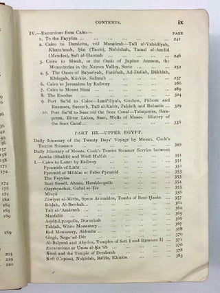 Cook's handbook for Egypt and the Egyptian S&ucirc;d&acirc;n. With chapters on Egyptian archaeology.[newline]M9119-07.jpeg