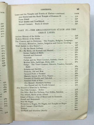 Cook's handbook for Egypt and the Egyptian S&ucirc;d&acirc;n. With chapters on Egyptian archaeology.[newline]M9119-09.jpeg