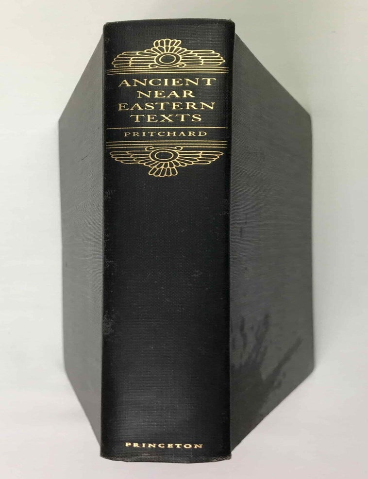 Item #M9140 Ancient Near Eastern texts relating to the Old Testament. PRITCHARD James B.[newline]M9140-00.jpeg