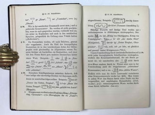 Ägyptisch. Praktische Einführung in die Hieroglyphen und die ägyptische Sprache mit Lesestücken und Wörterbuch.
