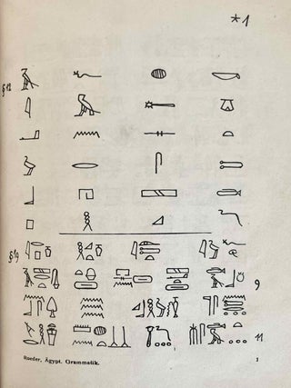 &Auml;gyptisch. Praktische Einf&uuml;hrung in die Hieroglyphen und die &auml;gyptische Sprache mit Lesest&uuml;cken und W&ouml;rterbuch.