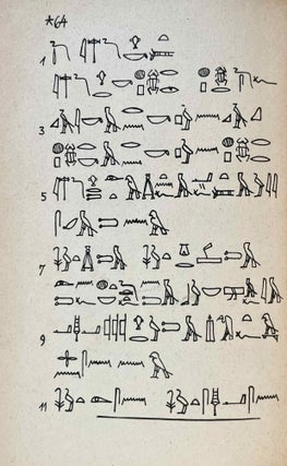 Ägyptisch. Praktische Einführung in die Hieroglyphen und die ägyptische Sprache mit Lesestücken und Wörterbuch.