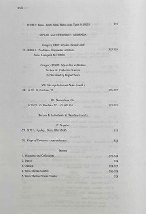 Ramesside inscriptions. Translated and annotated. Translations. Vol. IV: Merenptah and the Late Nineteenth Dynasty
