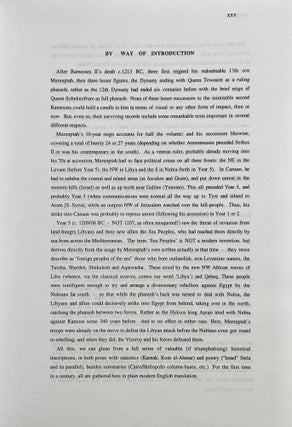 Ramesside inscriptions. Translated and annotated. Translations. Vol. IV: Merenptah and the Late Nineteenth Dynasty