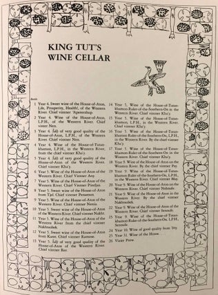 King Tut's Wine Cellar