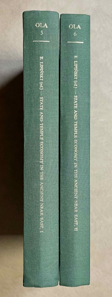 Item #M9160a State and temple economy in the ancient Near East. Proceedings of the International Conference organized by the Katholieke Universiteit of Leuven from the 10th to the 14th of April 1978. Volumes I & II (complete set). LIPINSKI Edward.[newline]M9160a-00.jpeg