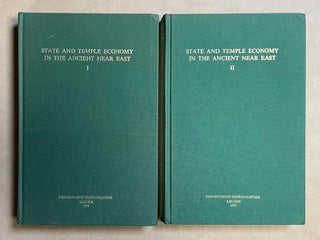 State and temple economy in the ancient Near East. Proceedings of the International Conference organized by the Katholieke Universiteit of Leuven from the 10th to the 14th of April 1978. Volumes I & II (complete set)[newline]M9160a-01.jpeg