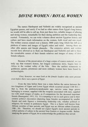 The Remarkable Women of Ancient Egypt