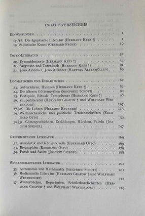 Handbuch der Orientalistik, Erster Band. 2. Abschnitt: Literatur.