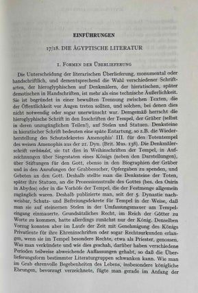 Handbuch der Orientalistik, Erster Band. 2. Abschnitt: Literatur.