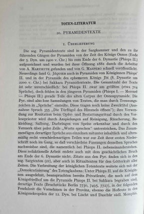 Handbuch der Orientalistik, Erster Band. 2. Abschnitt: Literatur.