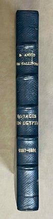 Item #M9172 Voyages en Egypte des années 1597-1601. B. Amico: L'église de la Matarea en...