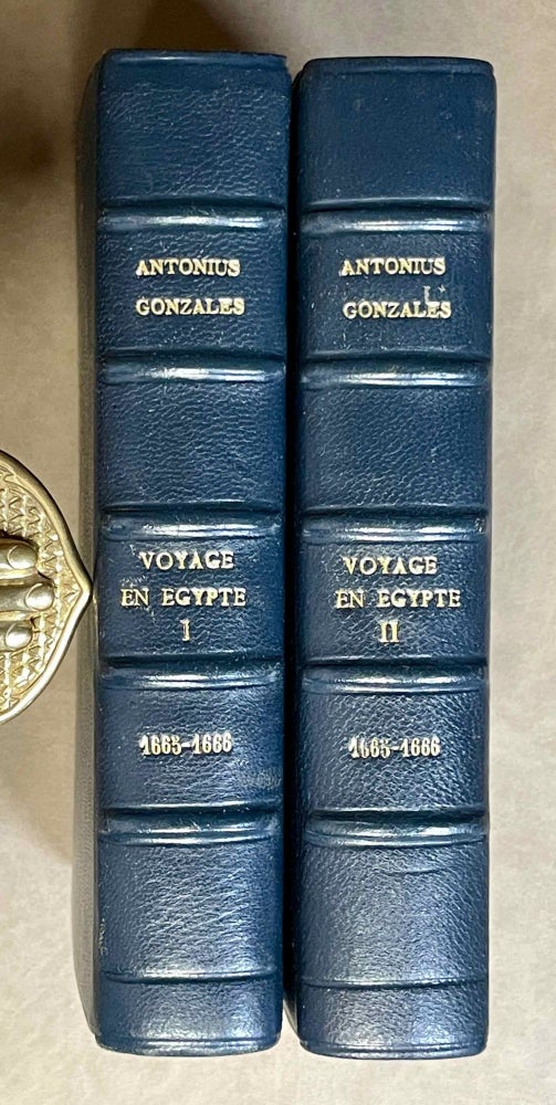 Item #M9173 Voyage en Egypte du Père Antonius Gonzales, 1665-1666. 2 volumes (complete set). GONZALES Antonius.[newline]M9173-00.jpeg