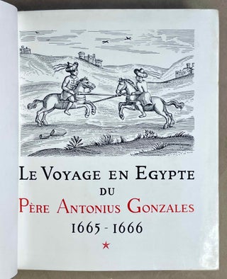 Voyage en Egypte du Père Antonius Gonzales, 1665-1666. 2 volumes (complete set)[newline]M9173-02.jpeg