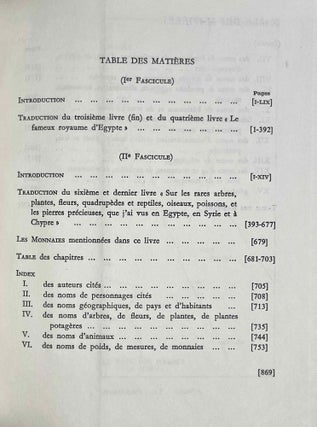 Voyage en Egypte du Père Antonius Gonzales, 1665-1666. 2 volumes (complete set)