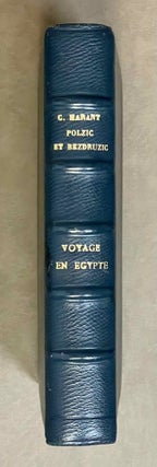 Item #M9175 Voyage en Egypte de Christophe Harant de Polzic et Bezdruzic. 1598. HARANT DE POLZIC...