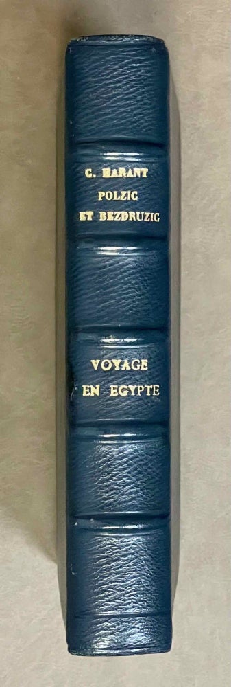Item #M9175 Voyage en Egypte de Christophe Harant de Polzic et Bezdruzic. 1598. HARANT DE POLZIC ET BEZDRUZIC Christophe.[newline]M9175-00.jpeg