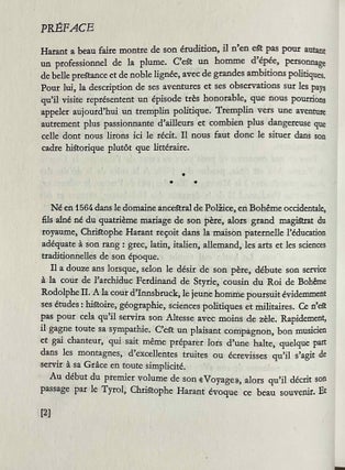 Voyage en Egypte de Christophe Harant de Polzic et Bezdruzic. 1598.