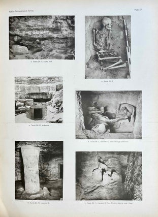 The archaeological survey of Nubia. Report for 1907-1908. Vol. I,1: Archaeological Report, by George A. Reisner. Vol. I,2: Plates and plans accompanying volume I. Volume II,1: Report on the human remains, by G. Elliot Smith and F. Wood Jones. Vol. II,2: Plates accompanying volume II. Vol. III,1: Report for 1908-1909. Vol. I, part I: Report on the work of the season 1908-1909; part II: Catalogue of graves and their contents, by C.M. Firth. Vol. III,2: Plates and plans accompanying volume I. Vol. IV: Report for 1909-1910, by C.M. Firth. Vol. V: Report for 1910-1911, by C.M. Firth. (complete set)[newline]M9178-30.jpeg