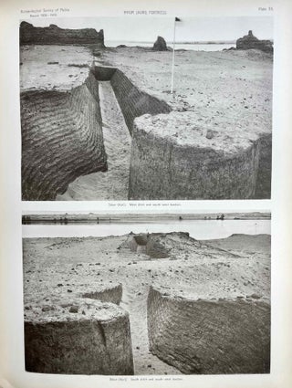 The archaeological survey of Nubia. Report for 1907-1908. Vol. I,1: Archaeological Report, by George A. Reisner. Vol. I,2: Plates and plans accompanying volume I. Volume II,1: Report on the human remains, by G. Elliot Smith and F. Wood Jones. Vol. II,2: Plates accompanying volume II. Vol. III,1: Report for 1908-1909. Vol. I, part I: Report on the work of the season 1908-1909; part II: Catalogue of graves and their contents, by C.M. Firth. Vol. III,2: Plates and plans accompanying volume I. Vol. IV: Report for 1909-1910, by C.M. Firth. Vol. V: Report for 1910-1911, by C.M. Firth. (complete set)[newline]M9178-66.jpeg