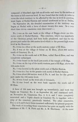 The Archaeological Survey of Nubia. Bulletin No. 1: dealing with the work up to November 30, 1907. Bulletin No. 2: dealing with the work from December 1, 1907, to March 31, 1908.