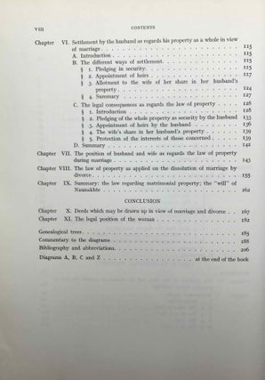 Marriage and matrimonial property in ancient Egypt. A contribution to establishing the legal position of the woman. Proefschrift. Marriage and matrimonial property in ancient Egypt: Indexes.