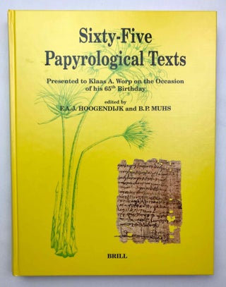Item #M9195 Sixty-five papyrological texts. Presented to Klaas A. Worp on the occasion of his...