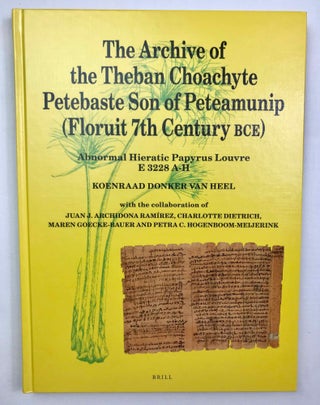 Item #M9196 The archive of the Theban choachyte Petebaste son of Peteamunip (floruit 7th century...