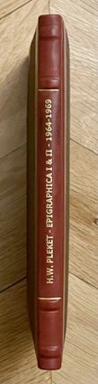 Item #M9200 Epigraphica. Vol. I: Texts on the economic history of the Greek world. Vol. II: Texts...[newline]M9200-00.jpeg