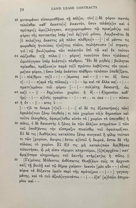 Epigraphica. Vol. I: Texts on the economic history of the Greek world. Vol. II: Texts on the social history of the Greek world.[newline]M9200-10.jpeg