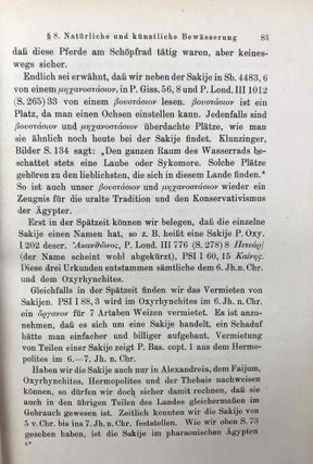 Die Landwirtschaft im hellenistischen Ägypten. 1: Der Betrieb der Landwirtschaft (all published)[newline]M9203-11.jpeg