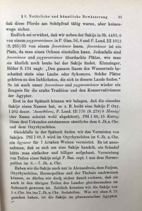 Die Landwirtschaft im hellenistischen Ägypten. 1: Der Betrieb der Landwirtschaft (all published)