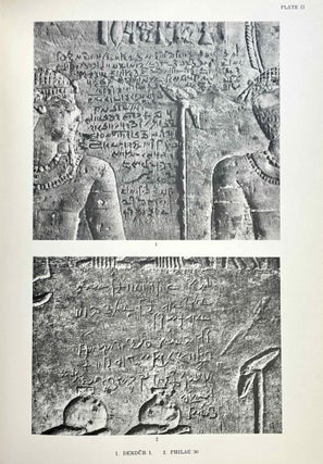 Catalogue of the Demotic Graffiti of the Dodecaschoenus. Vol. I: Text. Vol. II: Plates (complete set)[newline]M9206-15.jpeg