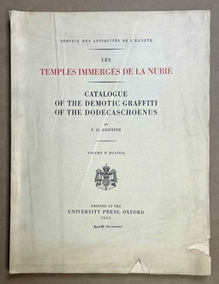 Catalogue of the Demotic Graffiti of the Dodecaschoenus. Vol. I: Text. Vol. II: Plates (complete set)[newline]M9206-17.jpeg