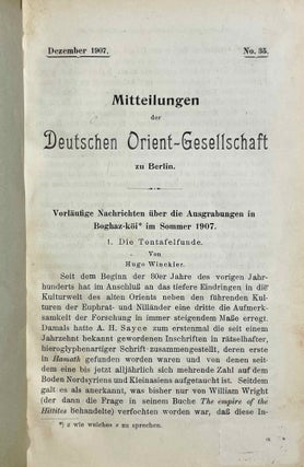 Mitteilungen der Deutschen Orient-Gesellschaft zu Berlin. Hefte 35-42 (Dezember 1907 - Dezember 1909)[newline]M9209-02.jpeg