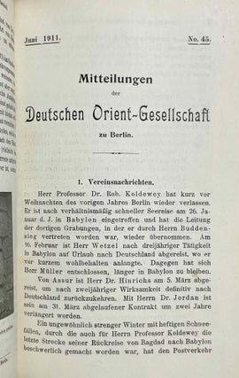 Mitteilungen der Deutschen Orient-Gesellschaft zu Berlin. Hefte 42-51 (Dezember 1909 - April 1913).[newline]M9209a-06.jpeg