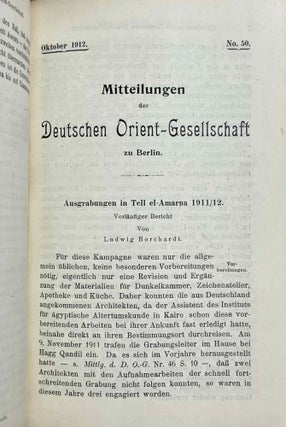 Mitteilungen der Deutschen Orient-Gesellschaft zu Berlin. Hefte 42-51 (Dezember 1909 - April 1913).[newline]M9209a-11.jpeg